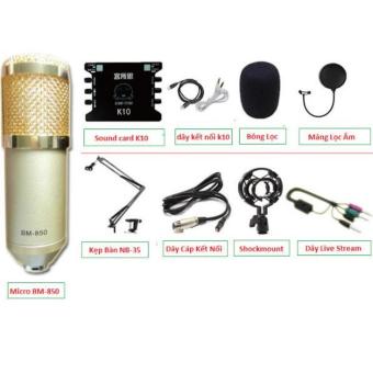 Combo karaoke online XOX K10 + Phiên bản nâng cấp của BM800 - BM850 + NB-35 + Màng lọc âm...