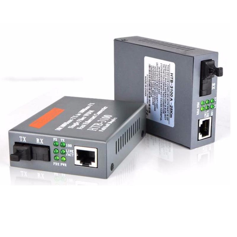Bảng giá Converter Netlink HTB 3100 Single-mode 25 km loại 1 sợi quang sử dụng cho Internet và Camera IP Phong Vũ