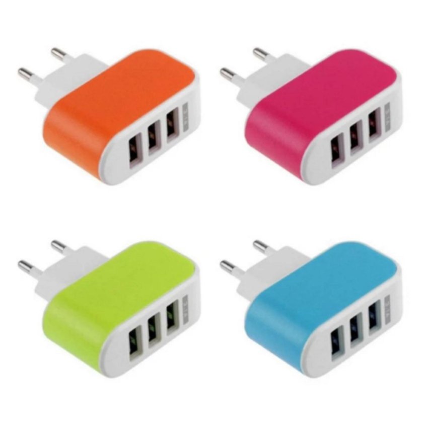 Cục sạc điện thoại đa năng 3 cổng usb ttp-217