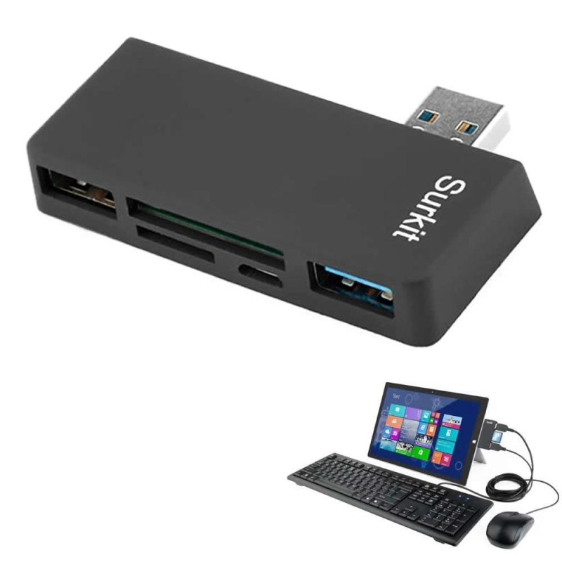 Bảng giá Cwxuan High Speed USB 3.0 Hub, SD TF Card Reader for Surface Pro 3 / 4 Phong Vũ