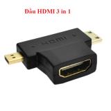 Đầu chuyển mini / micro hdmi to hdmi 3in1