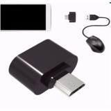 Đầu chuyển Micro USB OTG cho máy tính bảng và smart phone (đen) - Hàng nhập khẩu