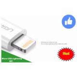 Đầu chuyển micro usb sang lightning chính hãng, có chứng chỉ mfi của apple - ugreen 20745
