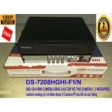 Đầu ghi hình 8 kênh cao cấp FULL HD 1080P HIKVISION DS-7208HGHI-F1/N hỗ trợ camera 1, 2 Megapixel và cả camera analog cũ