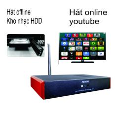 Bảng Giá Đầu karaoke wifi Online & Offline HDD 2 TB Android Acnos KM4  