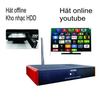 Đầu karaoke wifi Online & Offline HDD 2 TB Android Acnos KM4  