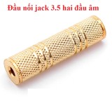 Đầu nối dây loa chuẩn 3.5 hai đầu âm xịn