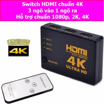 Đầu nối tín hiệu HDMI cho tivi - 3 ngõ vào 1 ngõ ra chuẩn 4K 2K mói nhất  