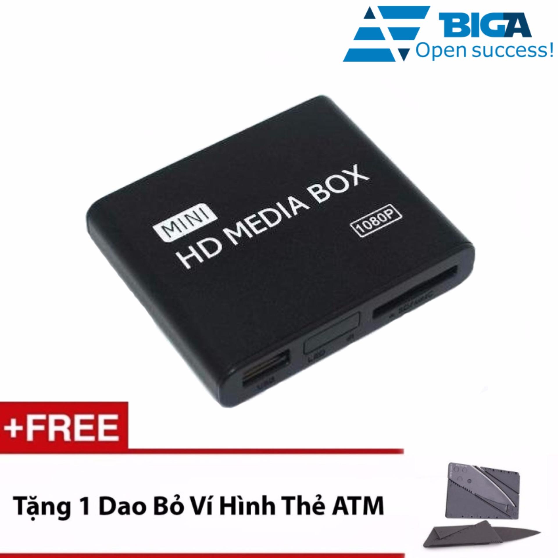 Đầu Phát HD Mini Siêu Nhỏ + Tặng 1 Dao Bỏ Ví Hình Thẻ