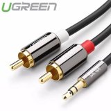 Dây audio 3,5mm ra 2 đầu rca dài 1,5m ugreen av116 10583
