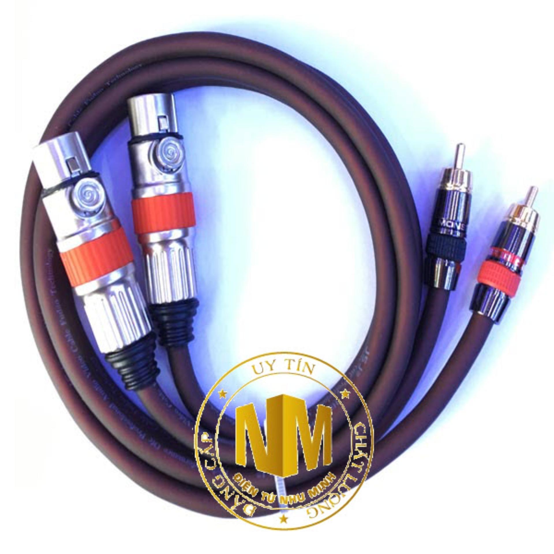 Dây canon ra av - xlr to rca