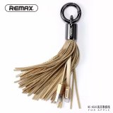 Dây cáp Lightning cho điện thoại iphone Ipad kèm móc treo khóa Remax (Tassels Ring RC-053i)