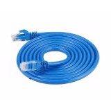 Dây cáp mạng cat6e utp bấm sẵn 2 đầu 5 mét màu xanh