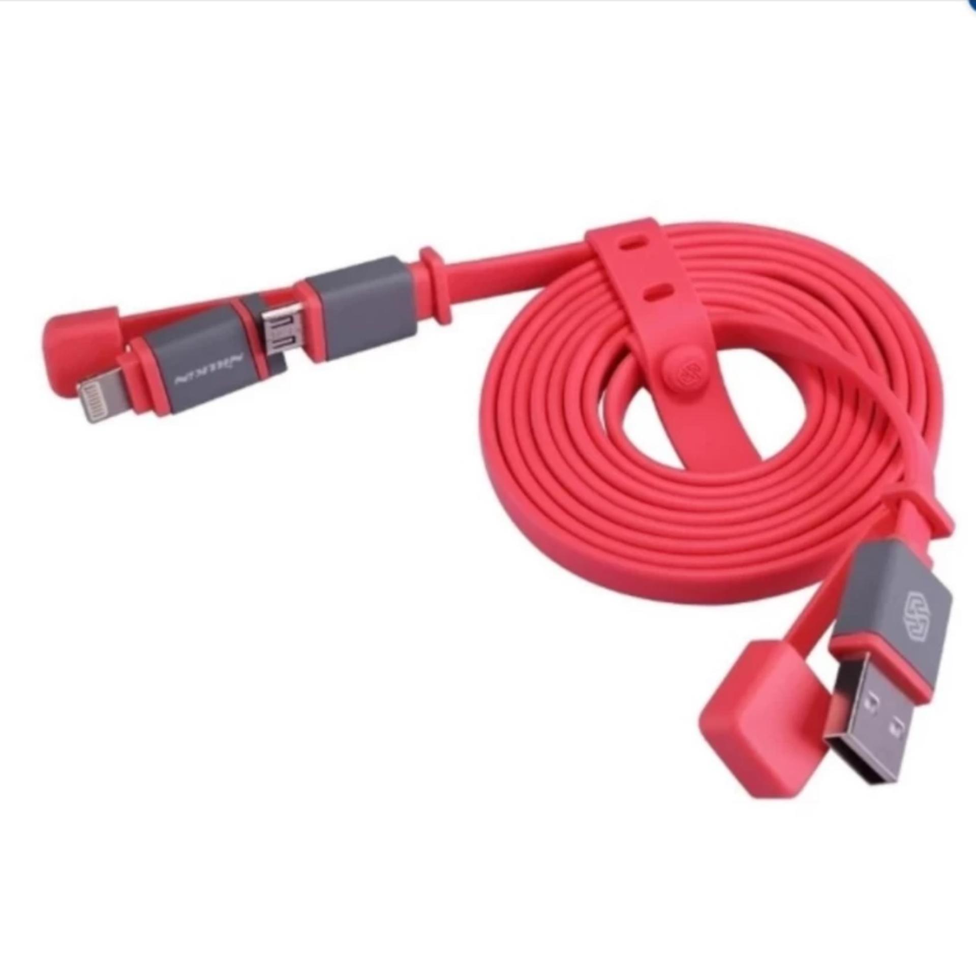 Dây cáp sạc 2 in 1 lightning và Micro USB Nillkin - Hàng nhập khẩu