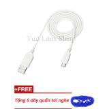 Dây cáp sạc cho oppo f1s + tặng 5 dây quấn sạc