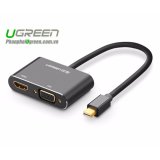 Dây chuyển đổi mini displayport sang vga + hdmi ugreen 20422