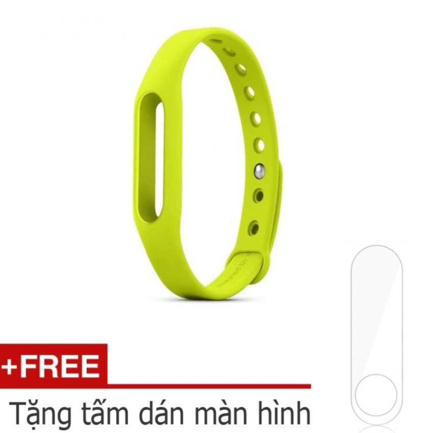 Hình ảnh Dây đeo silicon thay thế miband 2 + Tặng tấm dán