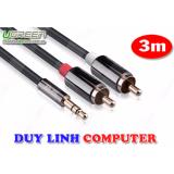 Dây loa 1 ra 2 đầu hoa sen dài 3m cao cấp ugreen 10590