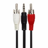 Dây loa/ cáp loa kết nối âm thanh từ cổng tai nghe điện thoại 3.5mm ra amply 2 đầu bông sen AV dài 1.5m