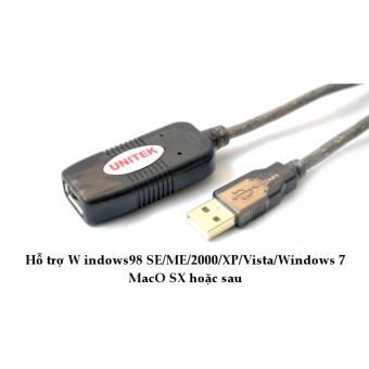 Dây nối dài USB 2.0 có CHIP dài 15m UNITEK U-265 (màu nâu)  