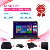 Dell Inspiron 14inch i3-6006U 3467 M20NR1 + Tặng 1 túi xách laptop Dell + chuột quang không dây + bàn di chuột + túi chống sốc - Hàng phân phối chính hãng