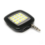 [HCM]Đèn flash 16 bóng led hỗ trợ chụp hình cho điện thoại (Đen)