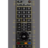 Điều khiển tivi toshiba CT-90329 xịn