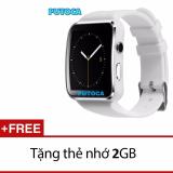Đồng hồ thông minh smartwatch putoca i6 plus gắn sim độc lập tặng thẻ nhớ 2gb