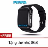 Đồng hồ thông minh Smartwatch PUTOCA KX-66 Plus gắn sim độc lập màn hình cong siêu nét tặng thẻ nhớ 8GB