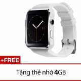 Đồng hồ thông minh x6 màn hình cong tặng thẻ nhớ 4gb