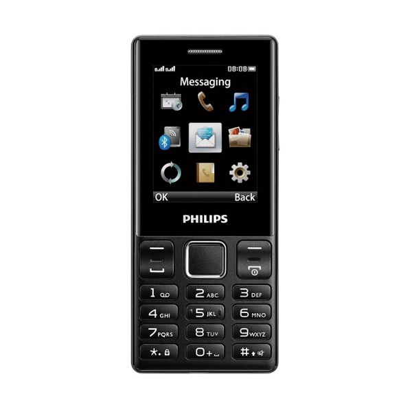 ĐTDĐ Philips E170 2 SIM (Đen) -  Hãng phân phối chính thức