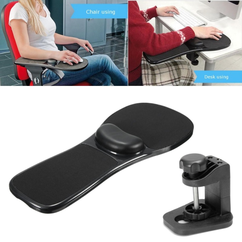 Bảng giá Ergonomic Home Office Computer Arm Rest Chair Desk Wrist Mouse Pad Support Black Phong Vũ