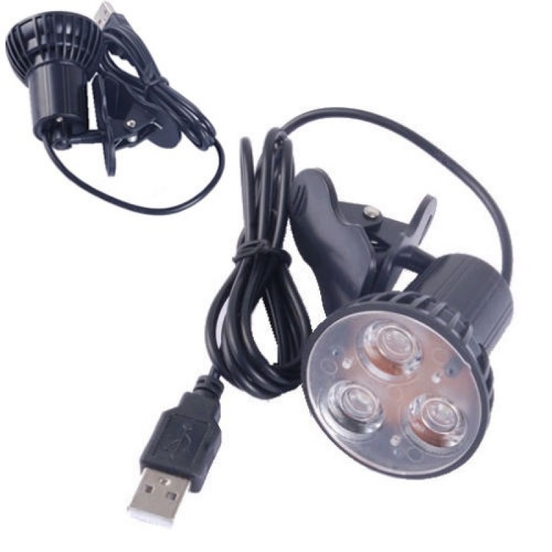 Bảng giá Flexible Super Bright 3 LED Clip On Spot USB Light Lamp For Laptop PC Notebook - intl Phong Vũ