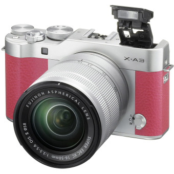Fujifilm X-A3 24.2MP với Lens Kit XC16-50mm F3.5-5.6 Ois Ii (Hồng) - Hãng phân phối chính thức  