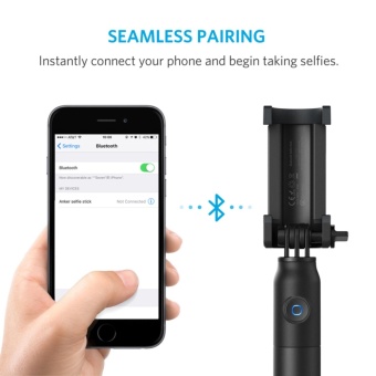 Gậy Chụp ảnh Tự Sướng ANKER Bluetooth Selfie Stick (Đen) June 2018 - 2 Gậy chụp ảnh tự sướng ANKER Bluetooth Selfie Stick (Đen) - 2