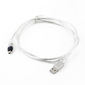 GOOD 1.2m USB 2.0 Male To Firewire iEEE 1394 4 Pin Male iLink Adapter Cable - intl  