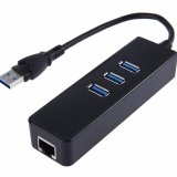 Hub usb 1 to 3 usb chuẩn 3.0 + 1 cổng Lan gigabit Ethernet