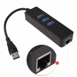 Hub usb 3 port 3.0 to rj45 lan card gigabit ethernet network cable