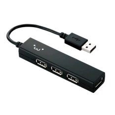 Hub usb 4 port elecom u2h-ss4bf1bk