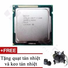Bộ vi xử lý core i7 2600, kèm quạt và keo tản nhiệt.