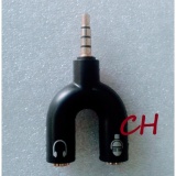 Jack chia audio 3.5 ra mic và loa