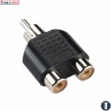 Jack gộp audio 2 đầu bông sen RCA sang 1 RCA Male