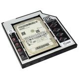 Khay gắn hdd/ssd cổng dvd - caddy bay sata gắn thêm ổ cứng cho laptop 12.7mm hc