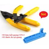 Kìm tuốt sợi quang 3 lỗ CFS-3 Tặng Thước đo sợi quang