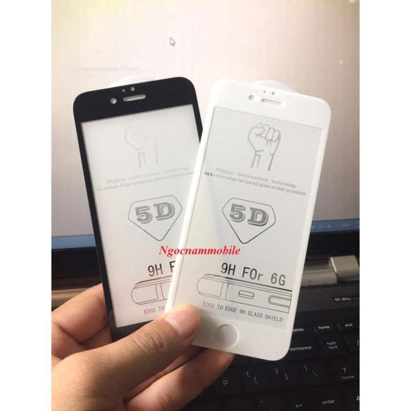 Kính cường lực 5D Full màn cho Iphone 6/6P/7/7P/8/8P.