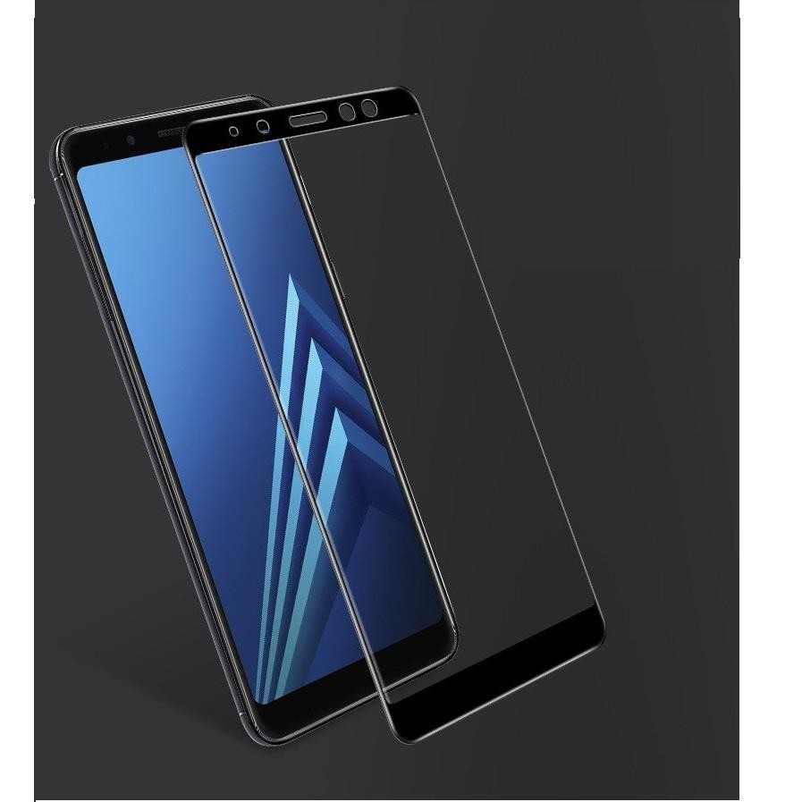 Kính cường lực full màn cho samsung a8 plus 2018 -