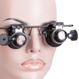 Kính lúp 20X có gọng đeo và đèn led