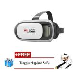 Kính thực tế ảo VR Box 3D + tặng Gậy chụp hình selfie monopod, siêu nhẹ, dễ sử dụng và cài đặt