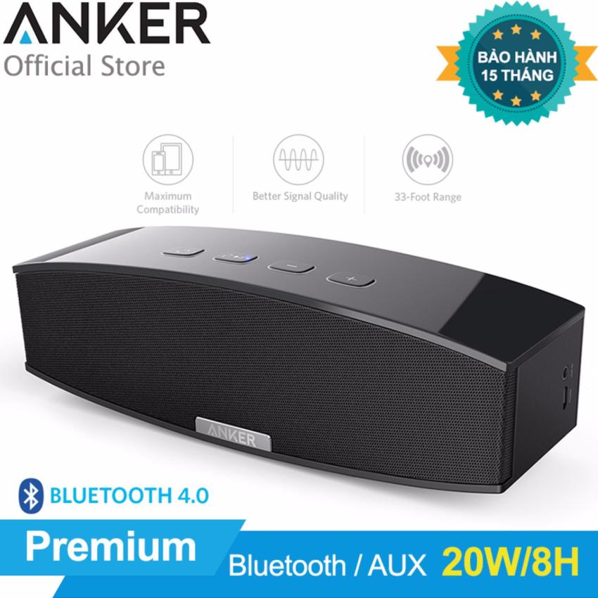 Hình ảnh Loa bluetooth di động ANKER Premium Stereo Bluetooth 4.0 20W (Đen) - Hãng phân phối chính thức