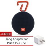 Loa bluetooth jbl clip 2 + tặng cốc sạc pisen ts-c-051 - hãng phân phối chính thức